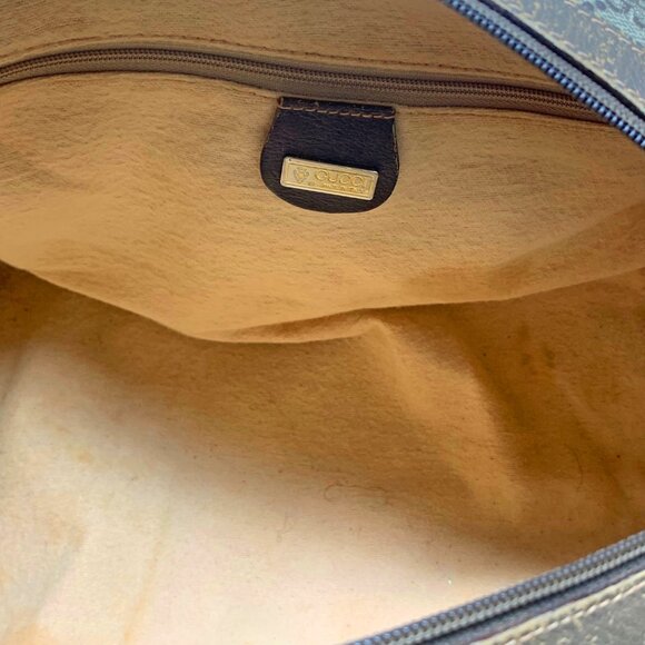 Vintage Gucci‎ Coated Canvas Leather Speedy Handbag **AS IS DAMAGED - Picture 5 of 13